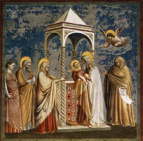 GIOTTO di Bondone Presentation of Christ at the Temple